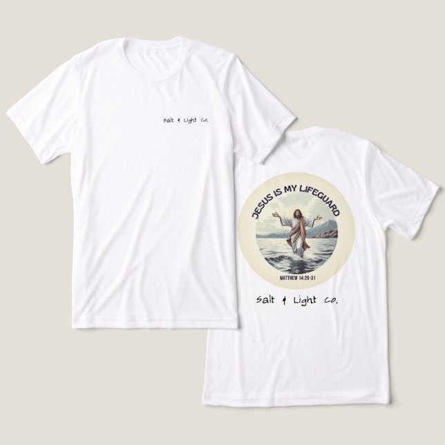 Jesus T-Shirt Tri-Blend Shirt (Design Front & Back)