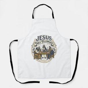Jesus Table Fellowship Jesus Table Fellowship Chri Apron