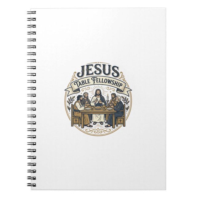 Jesus Table Fellowship Jesus Table Fellowship Chri Notebook (Front)