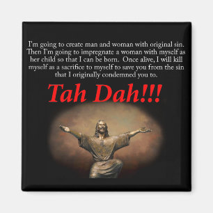 Jesus.  Tah Dah!!! Magnet