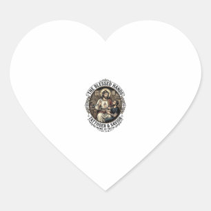 Jesus Tattoo Artist Studio T-Shirt Inspirational F Heart Sticker