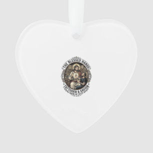 Jesus Tattoo Artist Studio T-Shirt Inspirational F Ornament