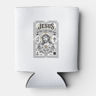 Jesus Tattoo Flash Christian Jesus Tattoo Flash Ch Can Cooler