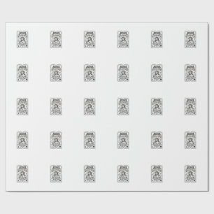 Jesus Tattoo Flash Christian Jesus Tattoo Flash Ch Wrapping Paper