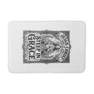 Jesus Tea Lover Graphic Tee Christian Bath Mat