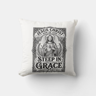 Jesus Tea Lover Graphic Tee Christian Cushion