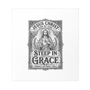 Jesus Tea Lover Graphic Tee Christian Notepad