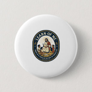 Jesus Teacher Assistant School Support Staff T-Shi 6 Cm Round Badge
