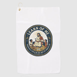 Jesus Teacher Assistant School Support Staff T-Shi Golf Towel