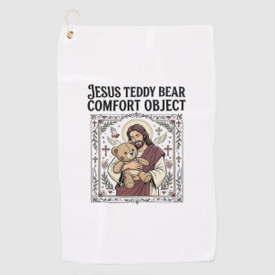 Jesus Teddy Bear Comfort Object Jesus Teddy Bear C Golf Towel