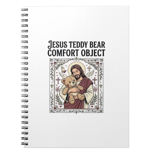 Jesus Teddy Bear Comfort Object Jesus Teddy Bear C Notebook (Front)