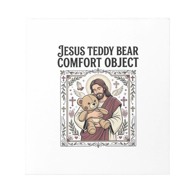 Jesus Teddy Bear Comfort Object Jesus Teddy Bear C Notepad (Front)