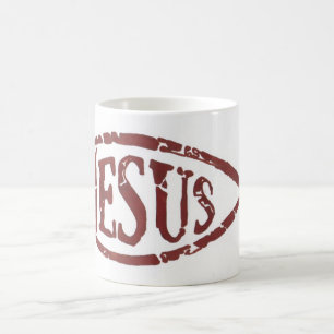 jesus the fish coffee mug