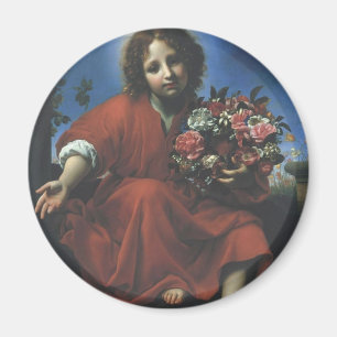 JESUS THE FLOWER CHILD MAGNET