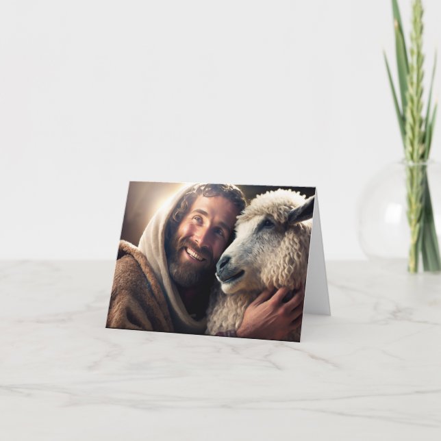 Jesus the Good Shepherd Card (Front)