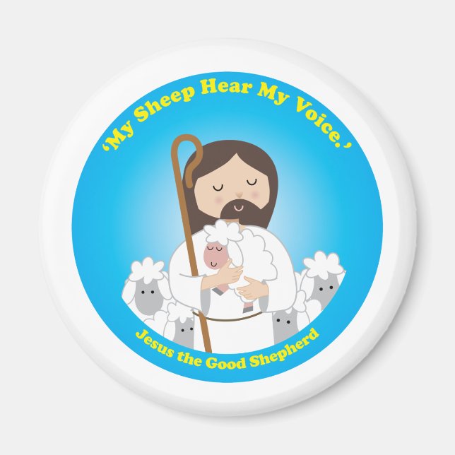 Jesus the Good Shepherd Magnet (Front)