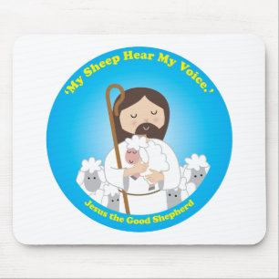 Jesus the Good Shepherd Mouse Pad
