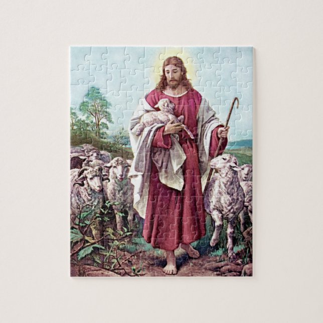 Jesus, The Good Shepherd Puzzle (Vertical)