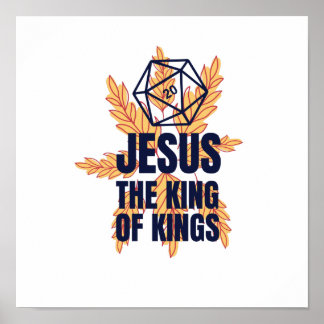 Jesus the king of kings poster