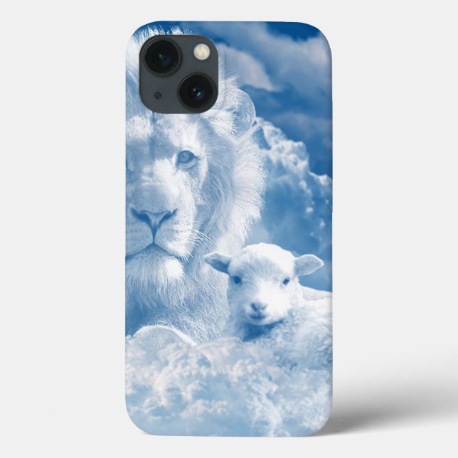 JESUS THE LAMB AND JESUS THE LION Case-Mate iPhone CASE (Back)