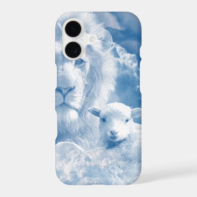 JESUS THE LAMB AND JESUS THE LION iPhone CASE (Back)