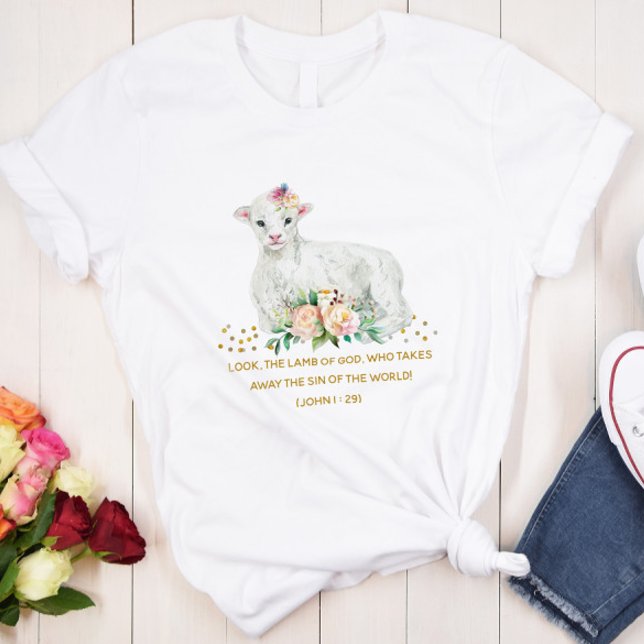 Jesus, the Lamb of God Customizable T-Shirt (Creator Uploaded)