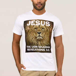 JESUS the LION OF JUDAH, Christian T-shirts