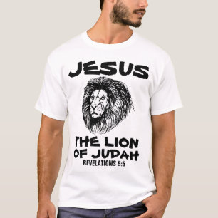 JESUS THE LION OF JUDAH t-shirts