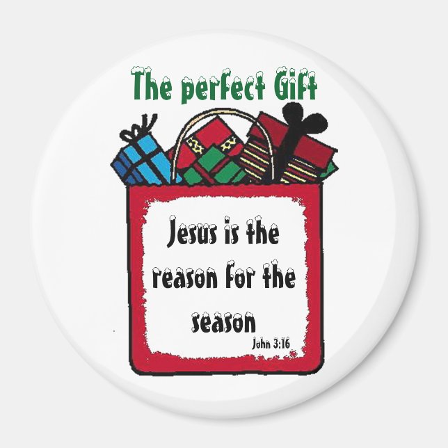 Jesus The perfect Gift Customise It Magnet (Front)