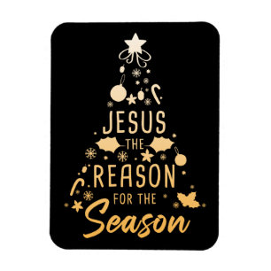 Jesus The Reason For The Season – Christmas Faith  Magnet