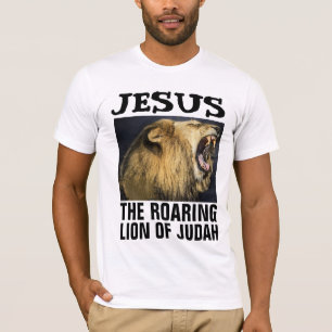 JESUS THE ROARING LION OF JUDAH, T-SHIRTS