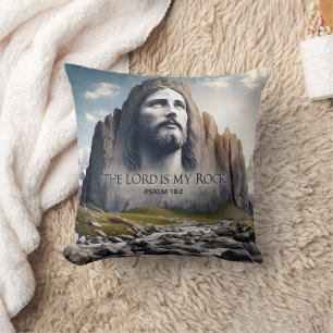 Jesus the Rock of Ages Cushion