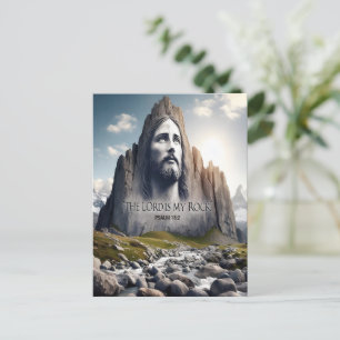 Jesus the Rock of Ages Postcard