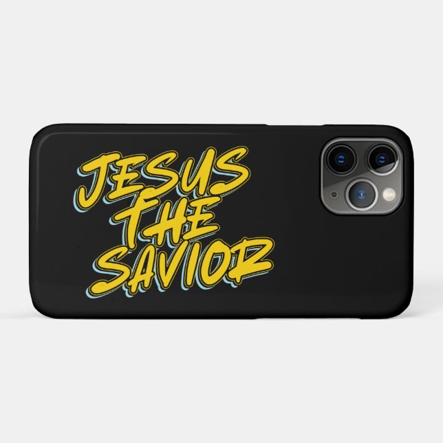 JESUS THE SAVIOR Case-Mate iPhone CASE (Back (Horizontal))