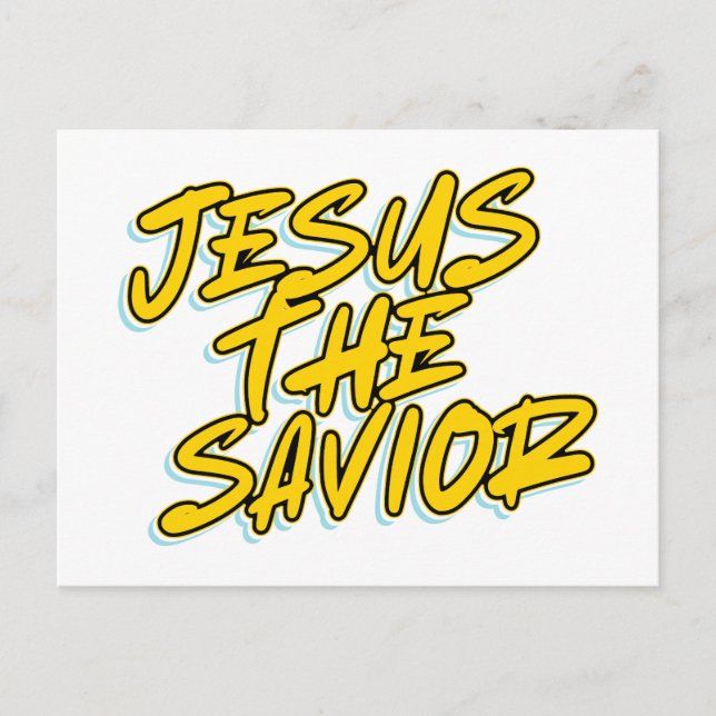 JESUS THE SAVIOR POSTCARD (Front)