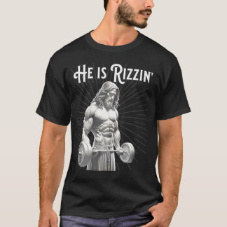Jesus The Swoly Spirit Lifts Again Christian Worko T-Shirt