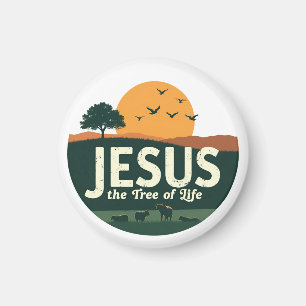 Jesus: The tree of life Magnet