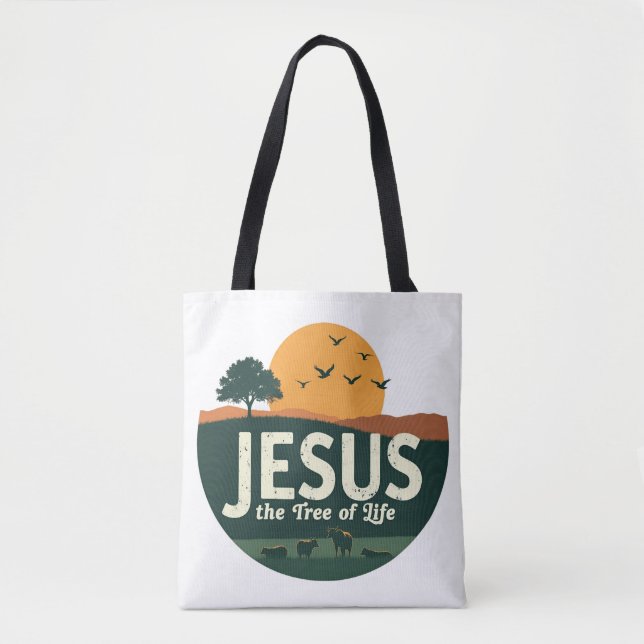 Jesus: The Tree of life Tote Bag (Front)