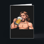Jesus The Ultimate Beer Chugger _ Funny Christian  Card<br><div class="desc">Jesus The Ultimate Beer Chugger _ Funny Christian Beer Humour</div>