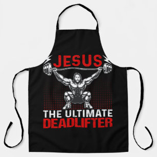 Jesus the ultimate deadlifter apron