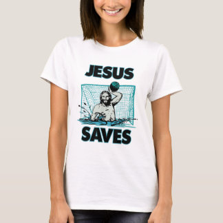Jesus The Water Polo Goalie Saves T Shirt For Chri