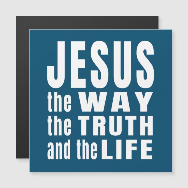 Jesus the way the truth and the life   (Front/Back)