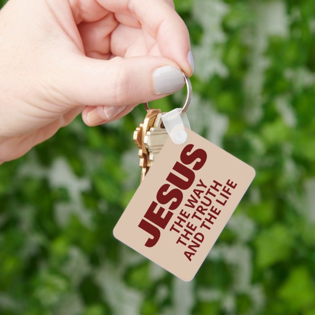 JESUS THE WAY THE TRUTH AND THE LIFE KEY RING (Hand)