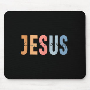 Jesus The Way The Truth The Life Bible Verse Mouse Pad