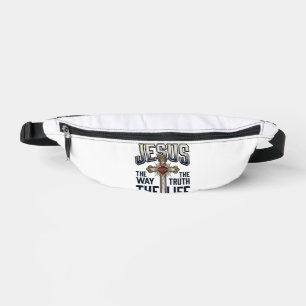 Jesus The Way The Truth The Life Christian Shirt Bum Bags