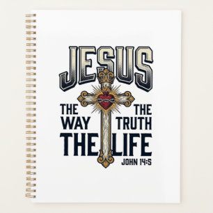 Jesus The Way The Truth The Life Christian Shirt Planner