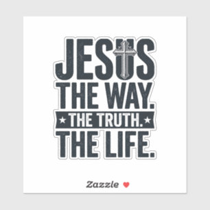 Jesus The Way The Truth The Life Christian T-Shirt