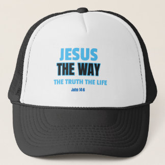 Jesus The Way The Truth The Life Trucker Hat