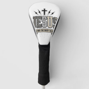 Jesus The Way The Truth The Life Vintage Christian Golf Head Cover