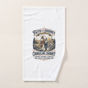 Jesus Therapy Friendly Christian Vintage Shirt Chr Hand Towel